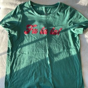 Fa La La Holiday T Shirt